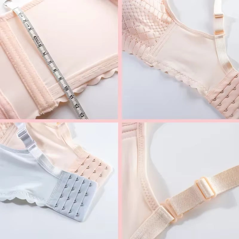 Front Button Maternity Nursing Bra Adjustable Gathered Underwear Comfortable Breastfeeding Bra for Feeding Pregnant Women Clothe